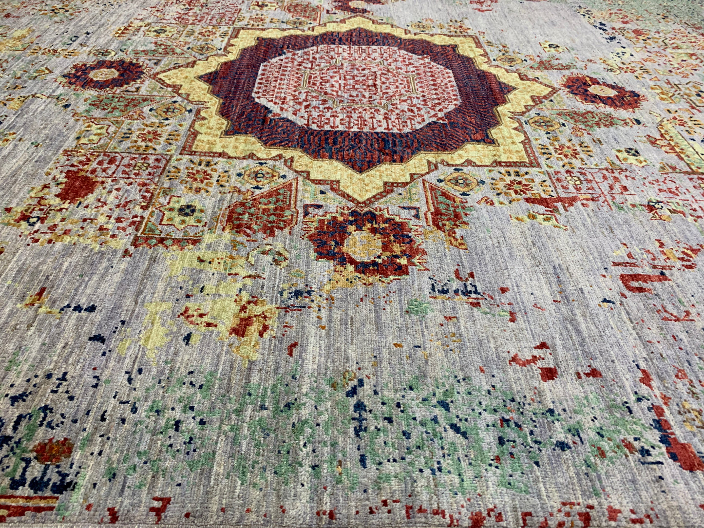 Afghan Turkaman Mamluk-Inspired Rug 295x206 cm | Rug# 26686