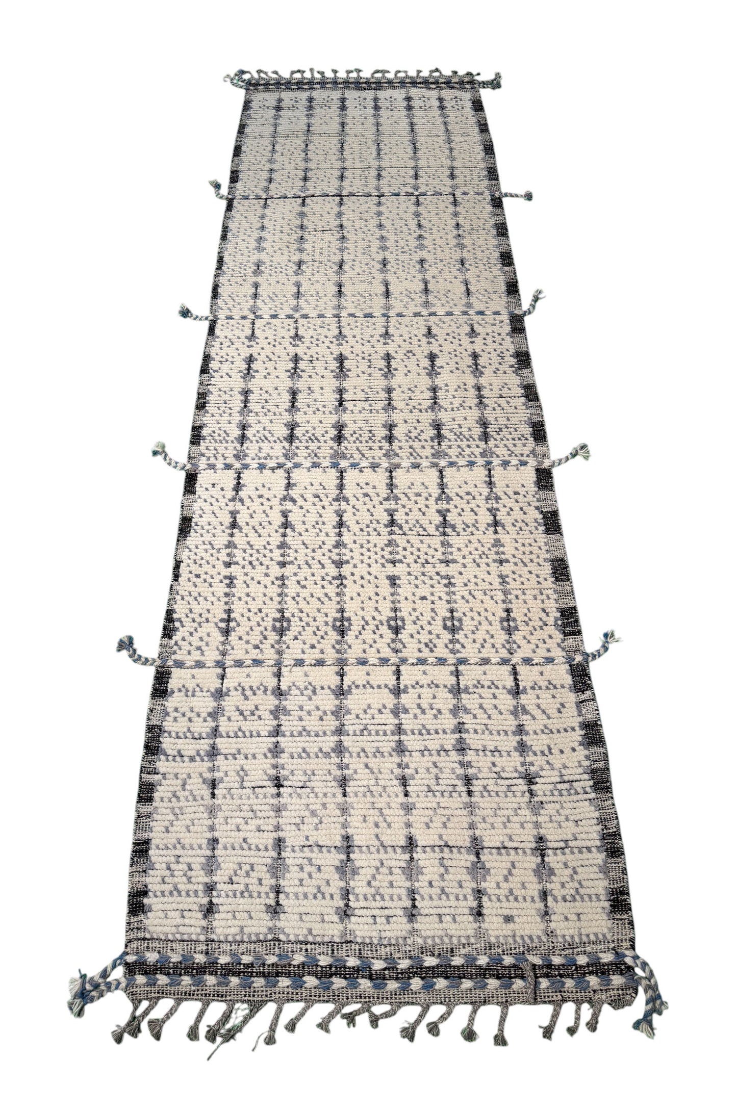 Tulu or Shilaki pile modern rug, circa 2017,  Moroccan inspired, 319x97cm | Rug#26708