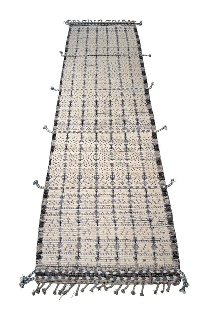 Tulu or Shilaki pile modern rug, circa 2017,  Moroccan inspired, 319x97cm | Rug#26708