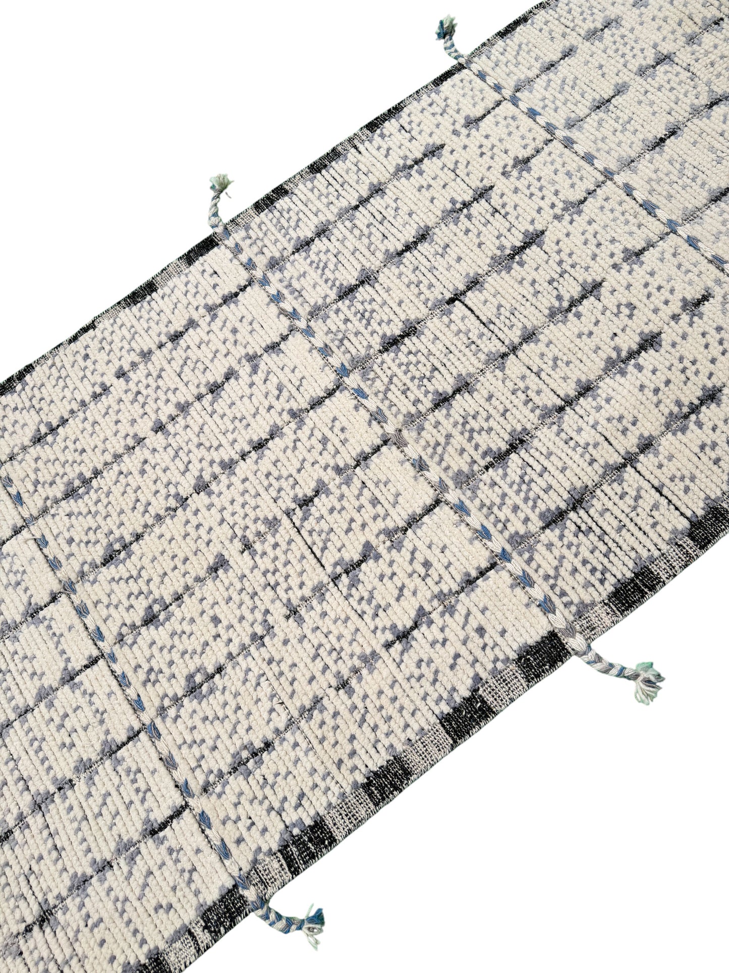 Tulu or Shilaki pile modern rug, circa 2017,  Moroccan inspired, 319x97cm | Rug#26708