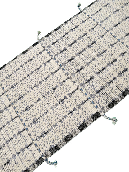 Tulu or Shilaki pile modern rug, circa 2017,  Moroccan inspired, 319x97cm | Rug#26708