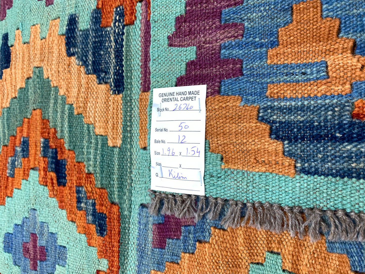 Flat-weave Maimaneh kilim, vegetable dyes, HSW, Afghan  196x154 cm | Rug# 26760