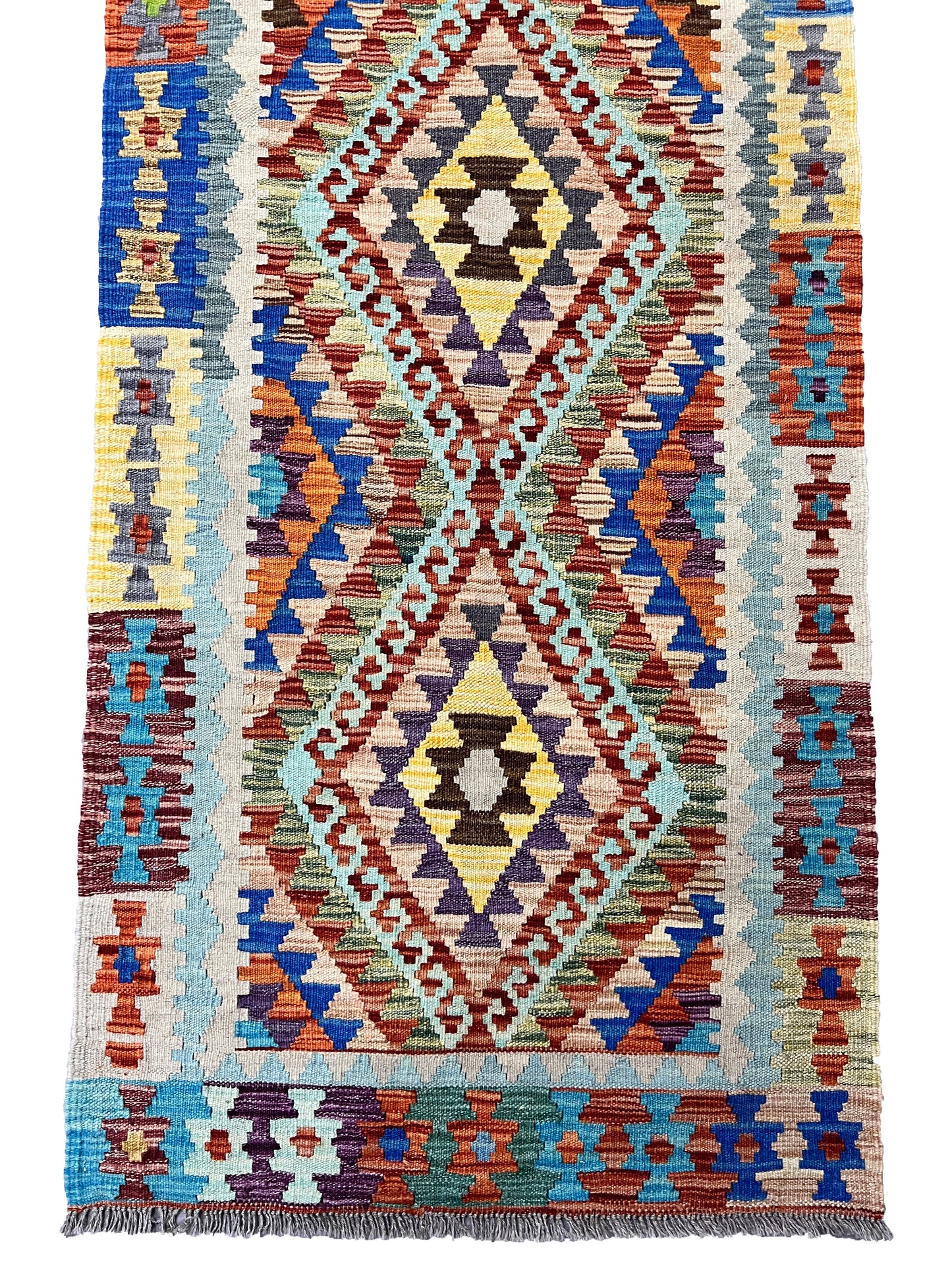 Afghan maimaneh-Kilim 495x83cm | Rug# 26775