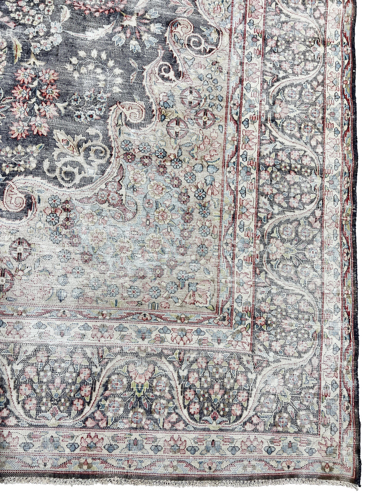 Vintage & Distressed Persian Rug ,381x285 cm | Rug#26786