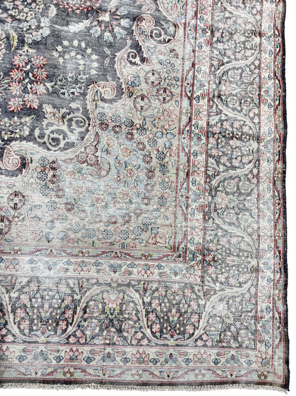 Vintage & Distressed Persian Rug ,381x285 cm | Rug#26786