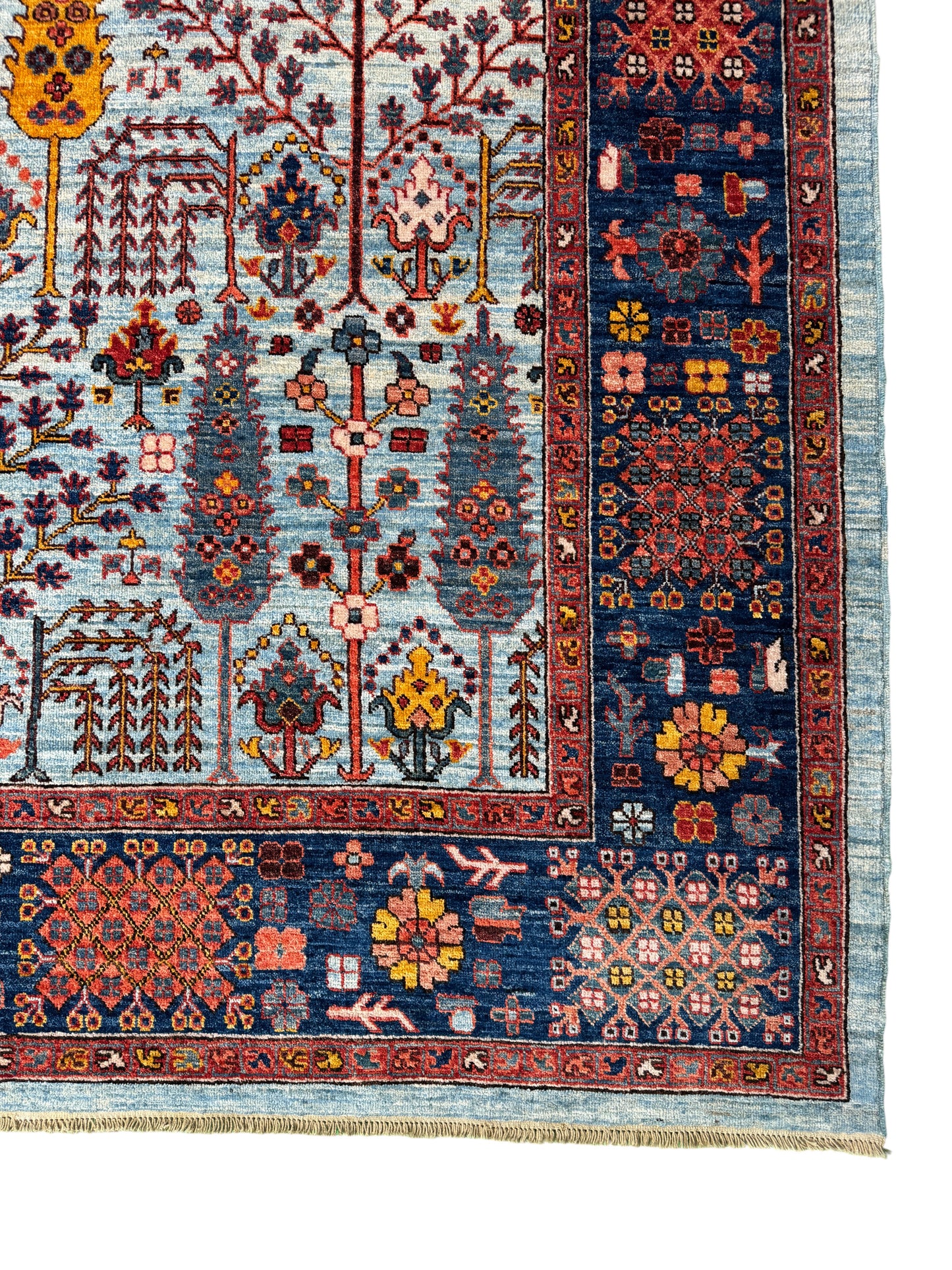 Turkmen weave, 16th c Safavid Garden 355x276cm | Rug# 26809