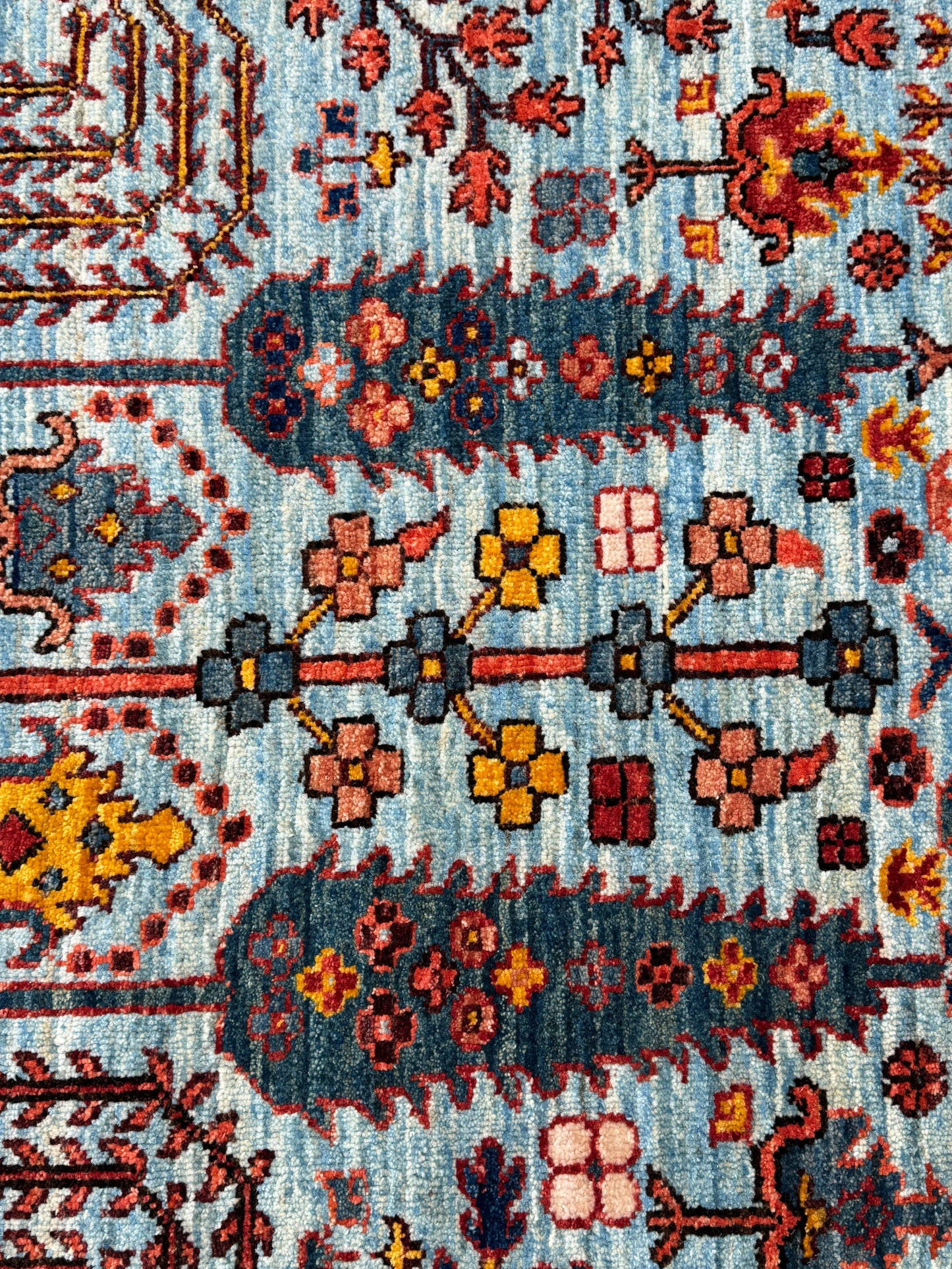 Turkmen weave, 16th c Safavid Garden 355x276cm | Rug# 26809