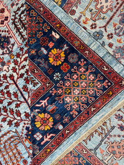 Turkmen weave, 16th c Safavid Garden 355x276cm | Rug# 26809