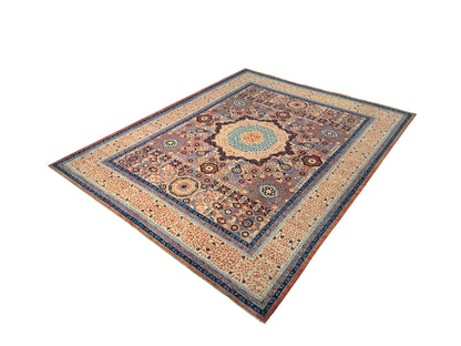 Afghan Turkaman weave, 15th century Mamluk-inspired 340x269cm | Rug# 26811