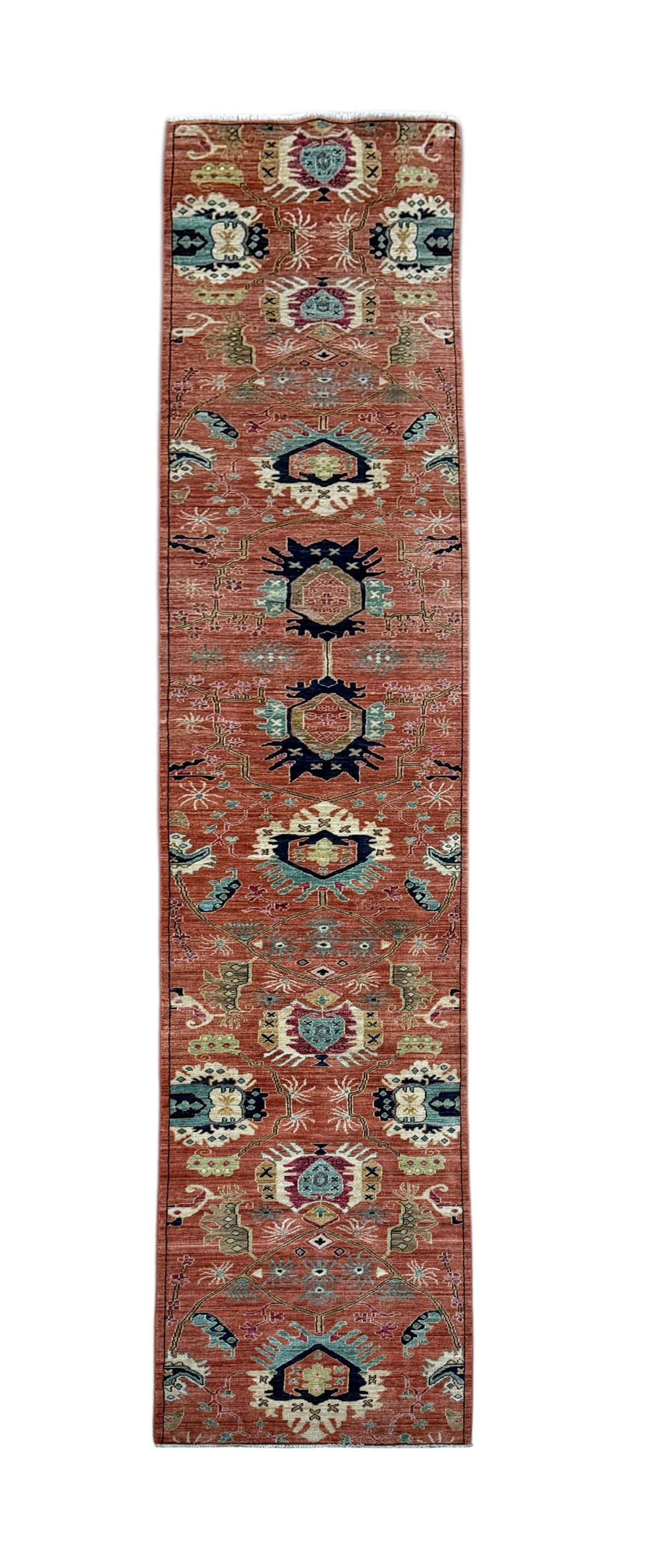 Traditional Geometric Hall Runner 533x73 cm | Rug# 26888