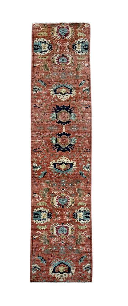 Traditional Geometric Hall Runner 533x73 cm | Rug# 26888
