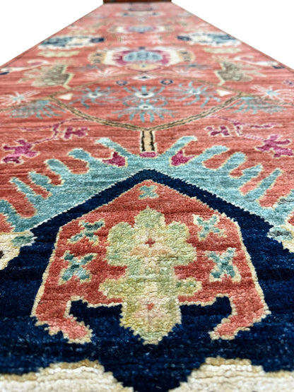 Traditional Geometric Hall Runner 533x73 cm | Rug# 26888
