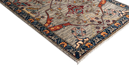 Custom-made Afghan runner in 16th-century Garous-Bijar design 864x84cm | Rug# 26893