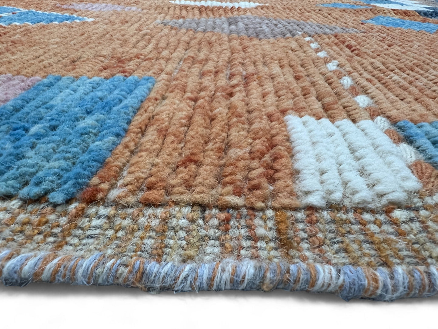 Bohemian hand knotted Afghan rug, HSW wool, 430x305cm |Rug# 26935