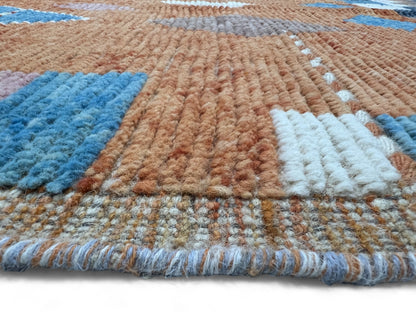 Bohemian hand knotted Afghan rug, HSW wool, 430x305cm |Rug# 26935