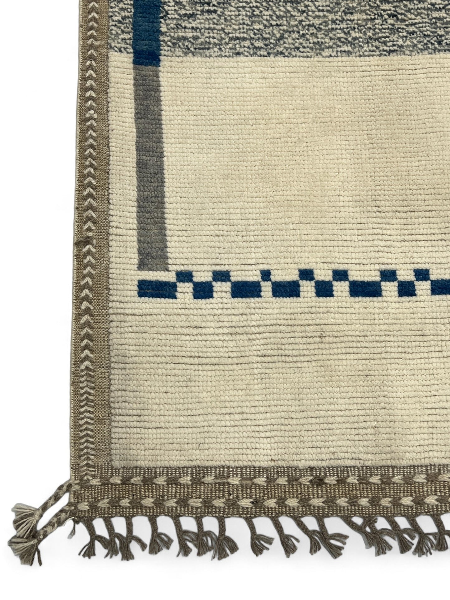Bohemian hand knotted Afghan rug, HSW wool 313x245cm |Rug# 26939