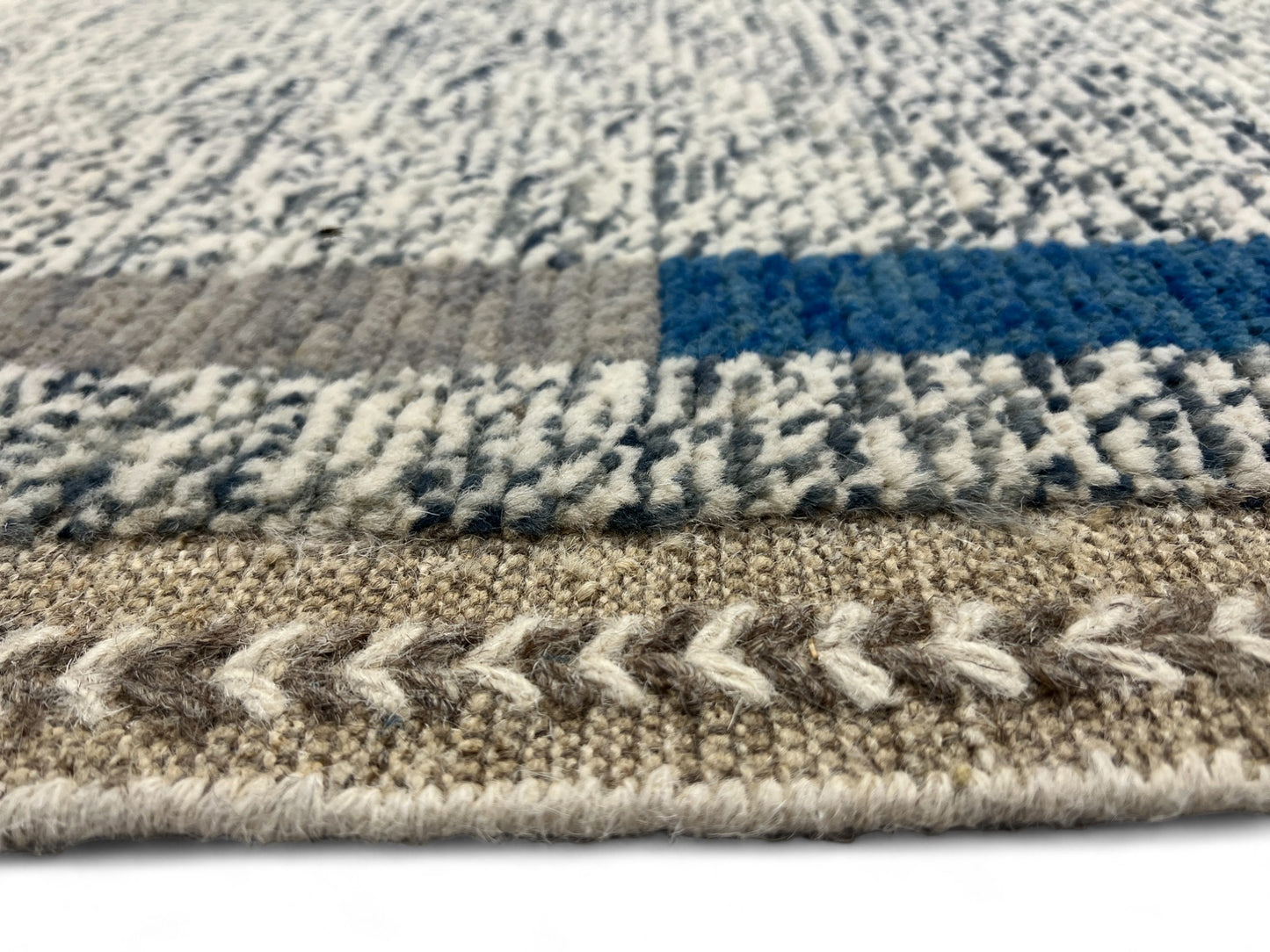 Bohemian hand knotted Afghan rug, HSW wool 313x245cm |Rug# 26939