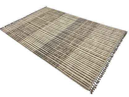 Bohemian hand knotted Afghan rug, HSW wool 283x185cm | Rug# 26945