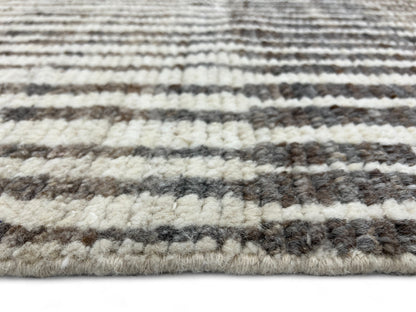 Bohemian hand knotted Afghan rug, HSW wool 283x185cm | Rug# 26945