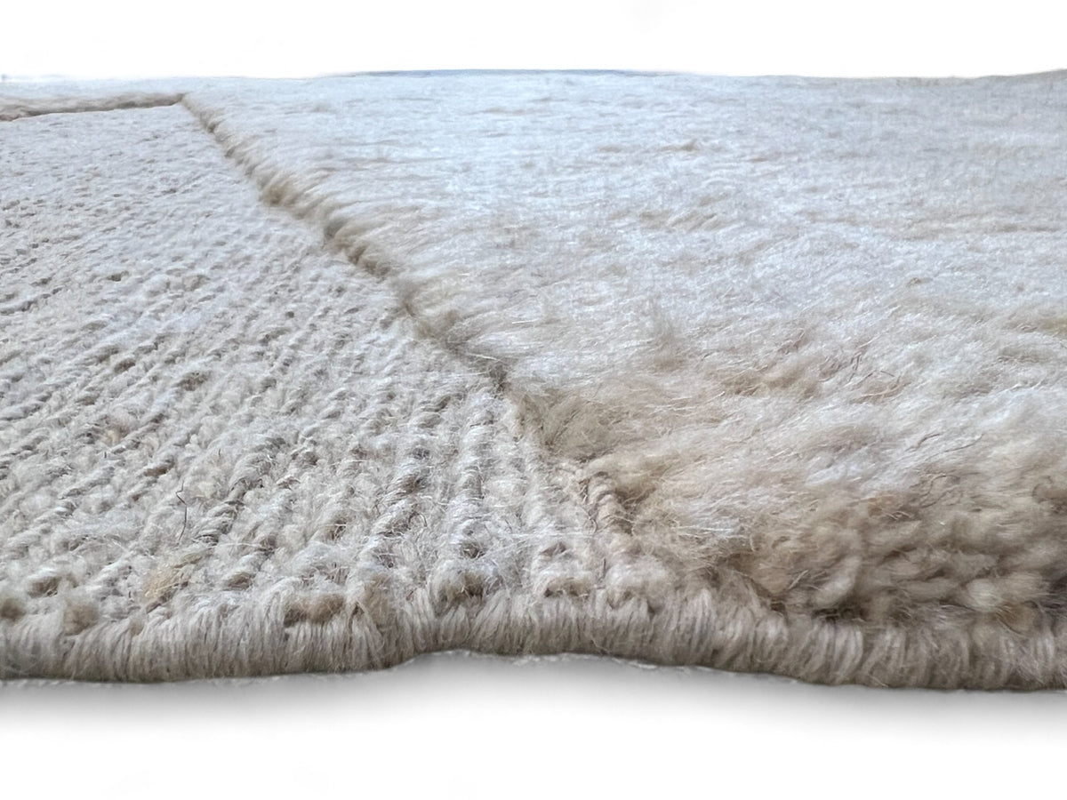 Custom-Made Modern Soumak & Knotted Pile Rug 243x165 cm | Rug# 27001