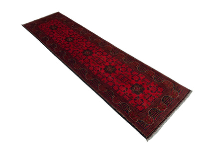 Afghan Dolatabad Turkmen Runner 292x79 cm | Rug# 27060