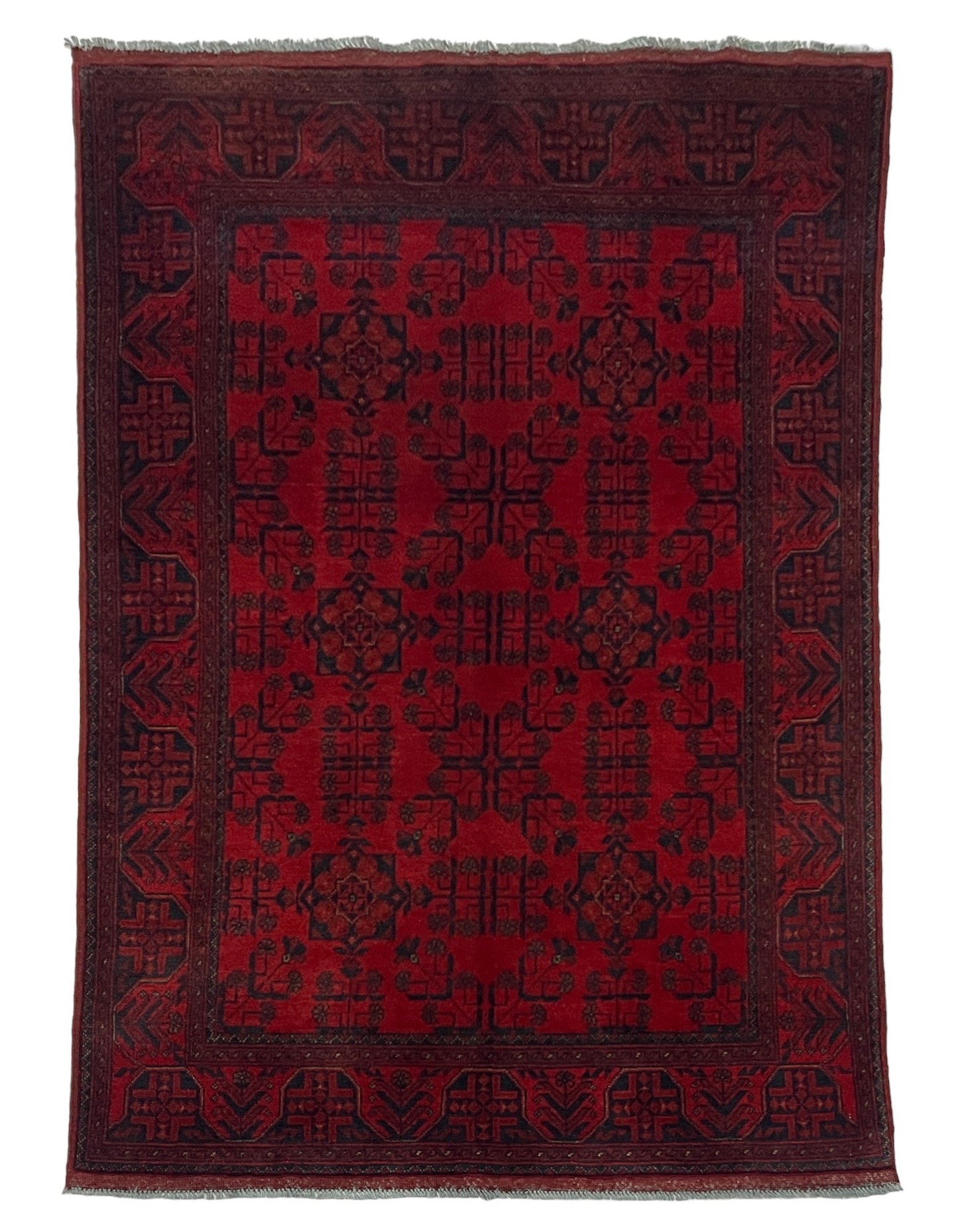 Hand-Knotted Ersari Turkmen Rug c.2000, 193x122cm | Rug# 27064