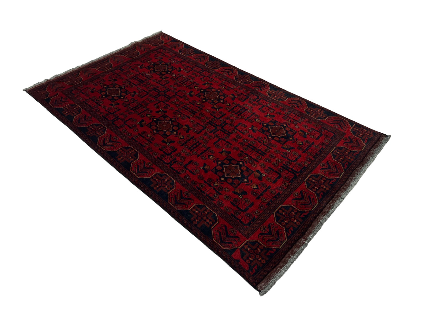 Hand-Knotted Ersari Turkmen Rug c.2000 201x149cm  | Rug# 27068