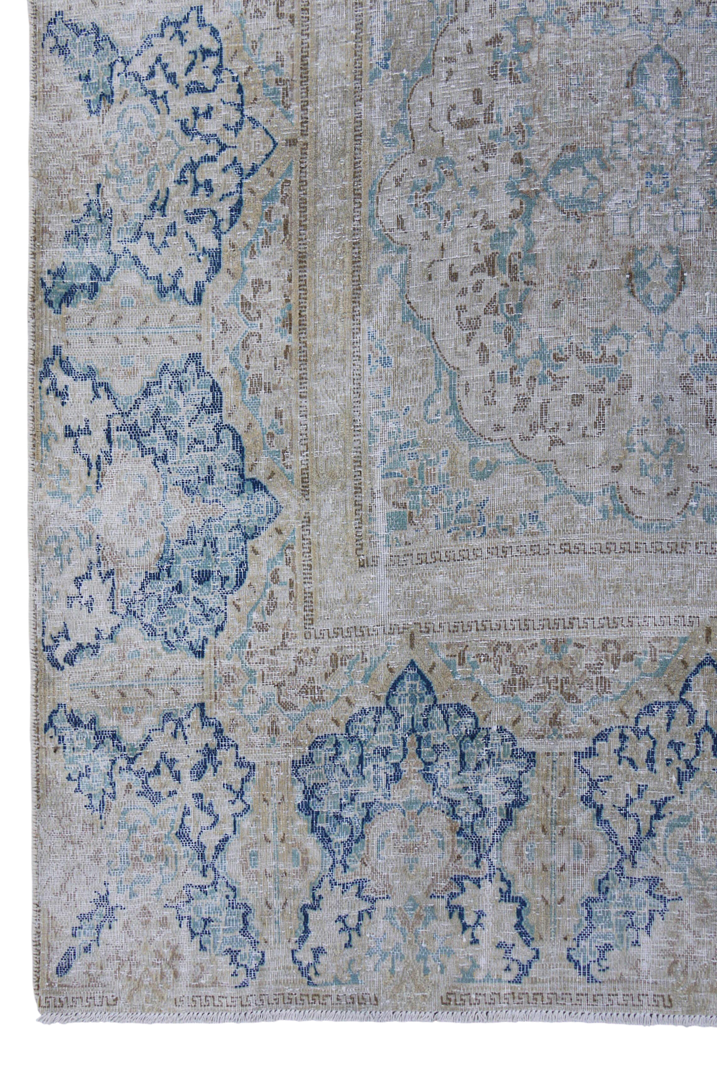 Vintage and distressed Kerman 431x270cm | Rug# 27111