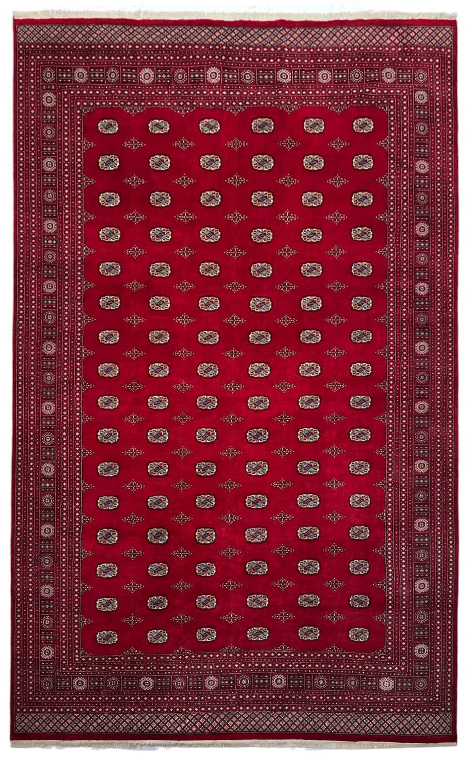 Hand-Knotted Pakistani Bokhara Rug ,447x308 cm | Rug# 27142