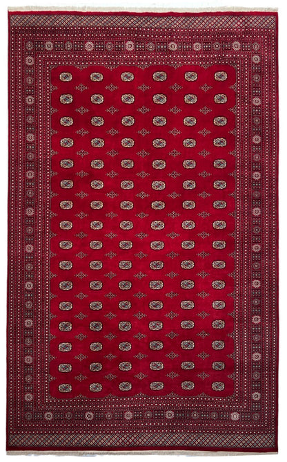 Hand-Knotted Pakistani Bokhara Rug ,447x308 cm | Rug# 27142