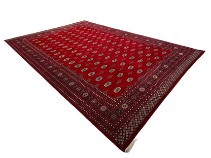 Hand-Knotted Pakistani Bokhara Rug ,447x308 cm | Rug# 27142