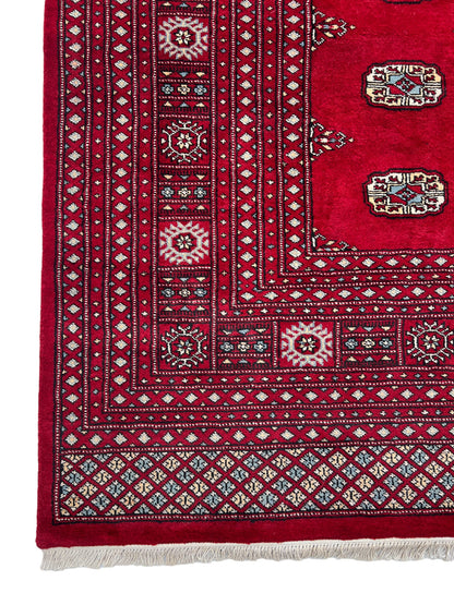 Hand-Knotted Pakistani Bokhara Rug ,447x308 cm | Rug# 27142