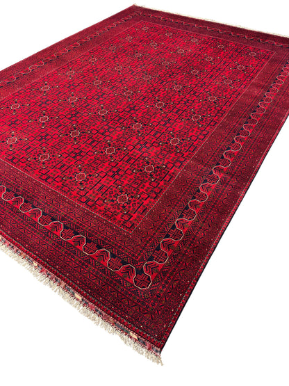 Belgik- Ersari Turkaman, 20th century Khal-Mah gul design 395x295cm | Rug# 27146