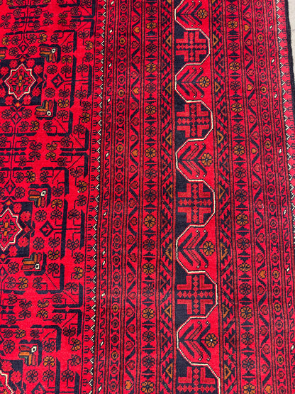 Belgik- Ersari Turkaman, 20th century Khal-Mah gul design 395x295cm | Rug# 27146