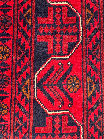 Belgik- Ersari Turkaman, 20th century Khal-Mah gul design 395x295cm | Rug# 27146