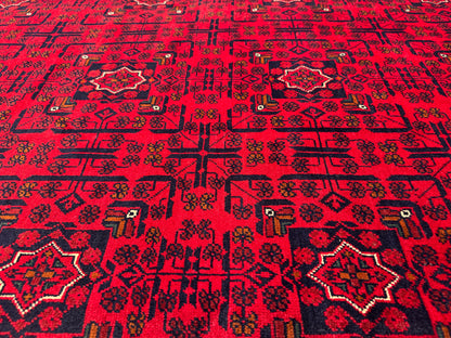 Belgik- Ersari Turkaman, 20th century Khal-Mah gul design 395x295cm | Rug# 27146