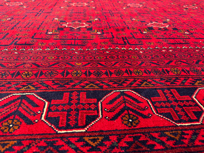 Belgik- Ersari Turkaman, 20th century Khal-Mah gul design 395x295cm | Rug# 27146