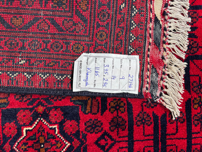 Belgik- Ersari Turkaman, 20th century Khal-Mah gul design 395x295cm | Rug# 27146