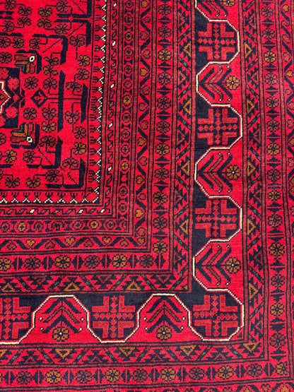 Belgik- Ersari Turkaman, 20th century Khal-Mah gul design 395x295cm | Rug# 27146