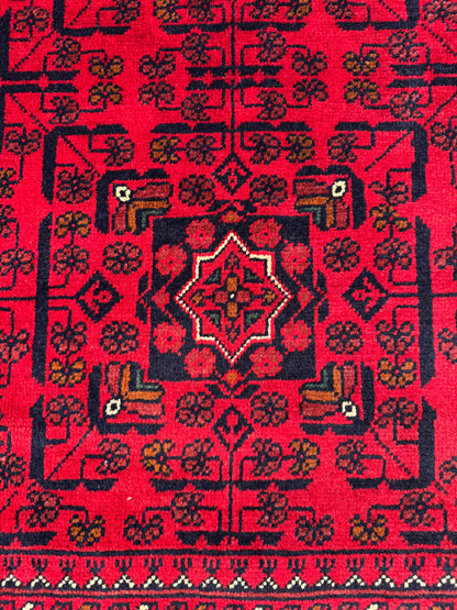 Belgik- Ersari Turkaman, 20th century Khal-Mah gul design 395x295cm | Rug# 27146