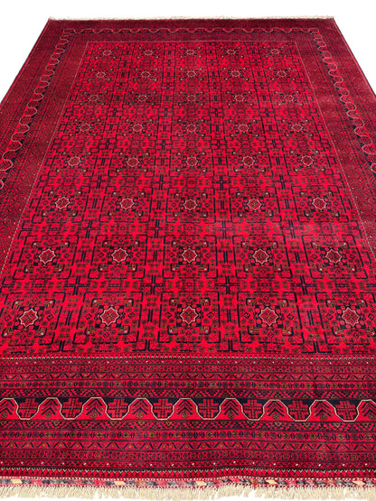 Belgik- Ersari Turkaman, 20th century Khal-Mah gul design 395x295cm | Rug# 27146
