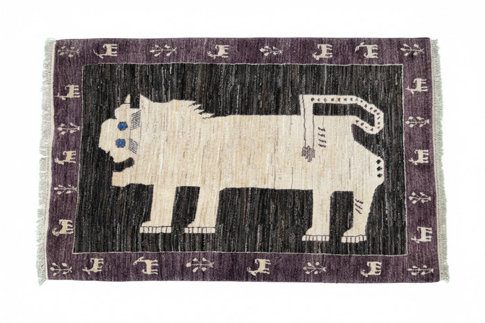 Nomadic style Lion Rug 154x103 cm | Rug# 27182