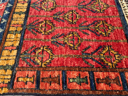 Turkmen weave prayer rug, Khiva-Uzbekistan 87x56cm | Rug# 27210