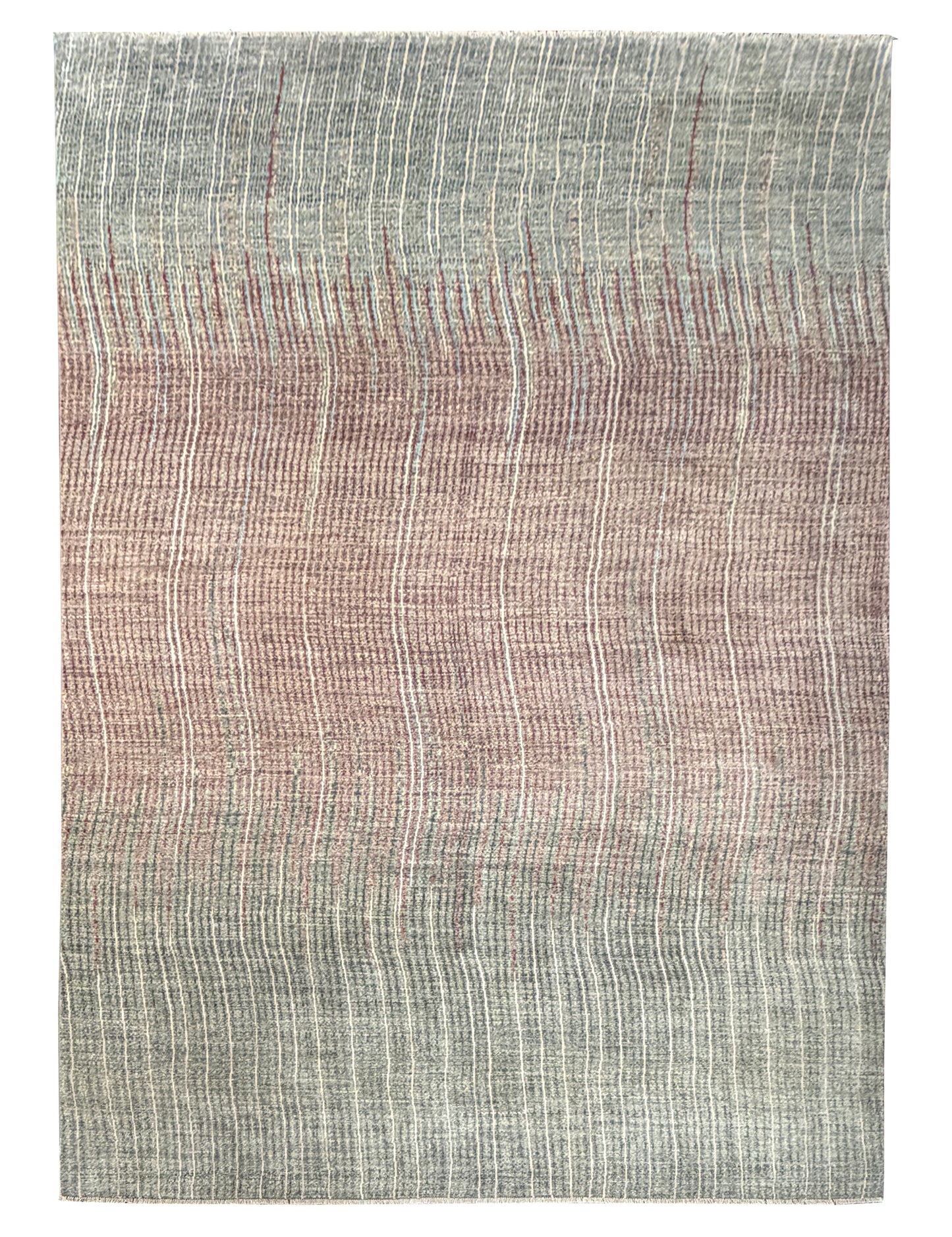 Modern Designer Rug in wool and silk,  376x278cm | Rug# 27211