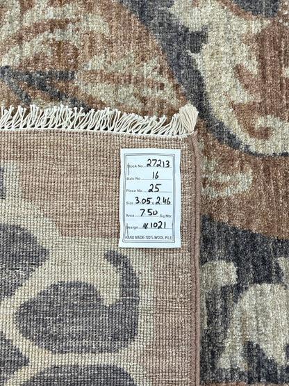 Custom made Garous design carpet, Pakistan 305×246 cm | Rug# 27213