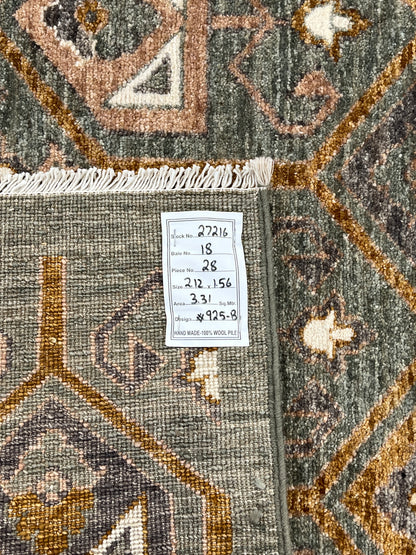 Bijar design carpet, Pakistan 212x156 cm | Rug# 27216