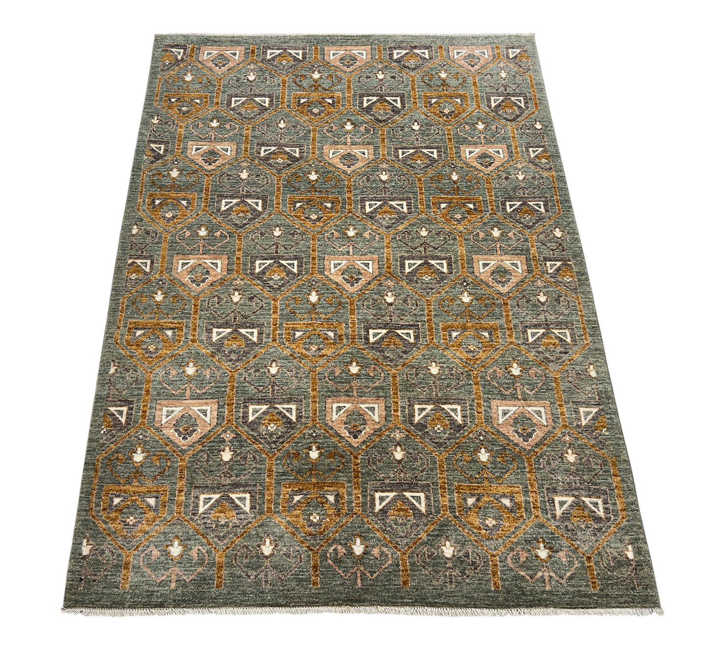 Bijar design carpet, Pakistan 212x156 cm | Rug# 27216