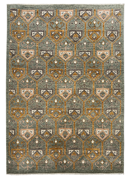 Bijar design carpet, Pakistan 212x156 cm | Rug# 27216
