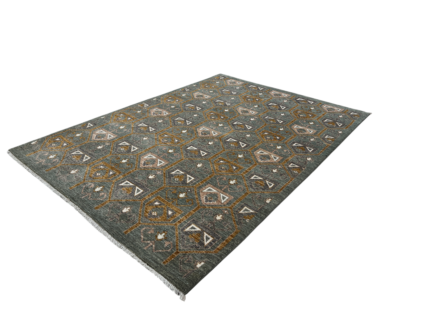 Bijar design carpet, Pakistan 212x156 cm | Rug# 27216