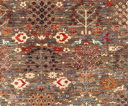 Turkmen weave Afghan,  19th.c Bakhshaiesh-Ziegler inspired, 393x313cm |Rug #27218